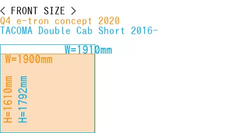 #Q4 e-tron concept 2020 + TACOMA Double Cab Short 2016-